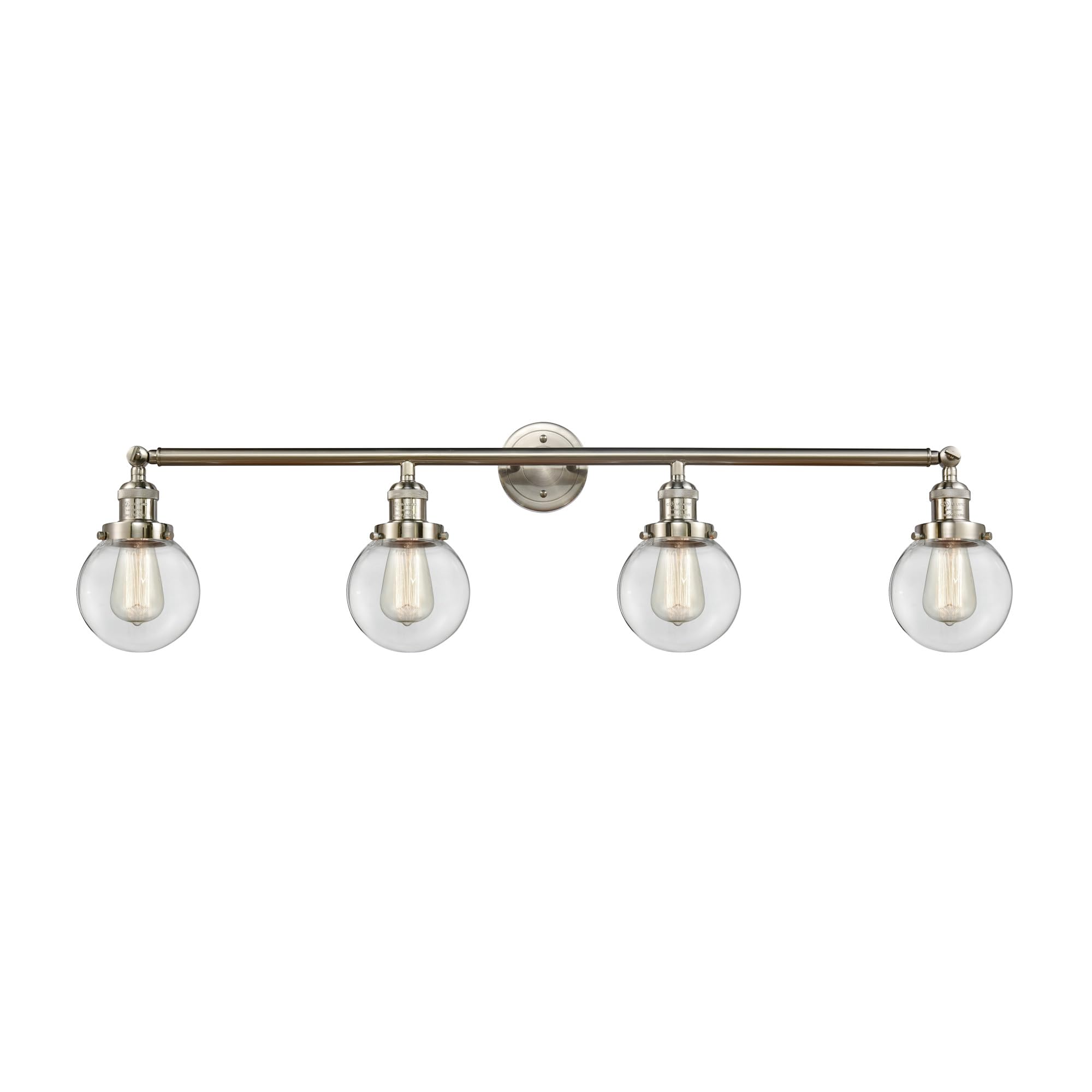 Franklin Restoration Collection 4-Light Bathroom Vanity Light Fixture - Elegant Modern Design for Bathroom, Powder Room & Dressing Area Lighting