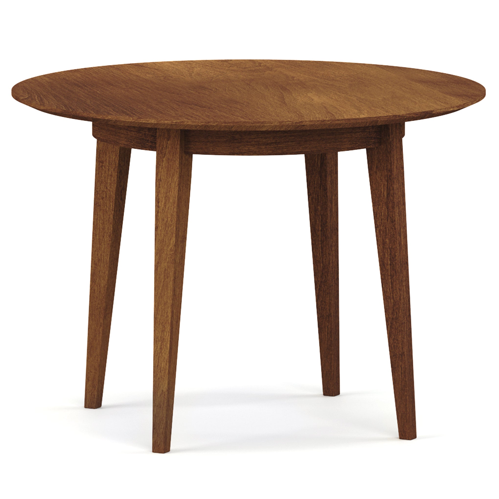 42 Inch Round Dining Table - Solid Wood Modern Farmhouse Style for Kitchen, Dining Room & Outdoor Patio - Gable Road