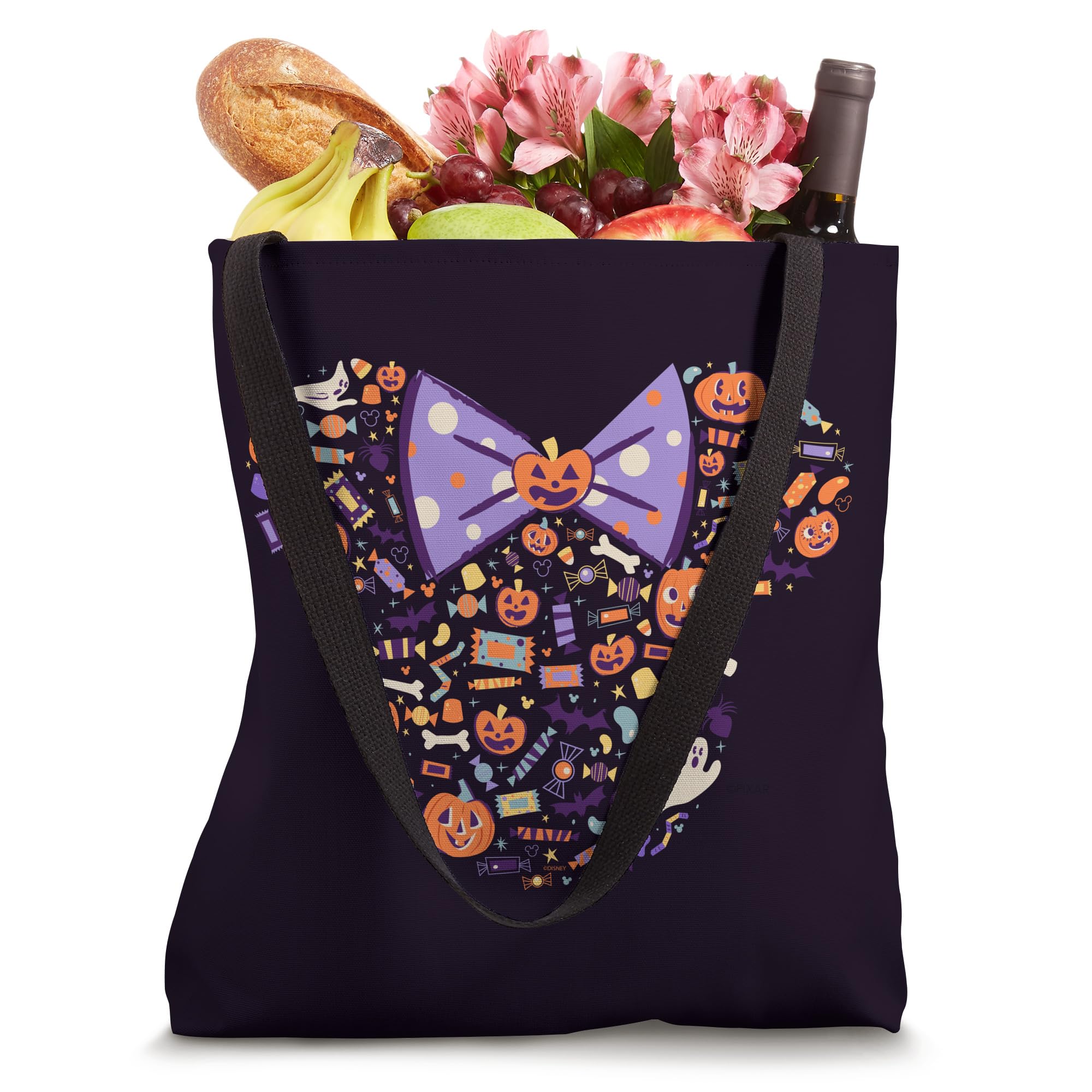 Disney Minnie Mouse Halloween Tote Bag - Cute Candy & Pumpkin Design for Trick or Treat, Parties, and Fall Festivals | Perfect for Costume Accessories, School Events, and Gift Giving