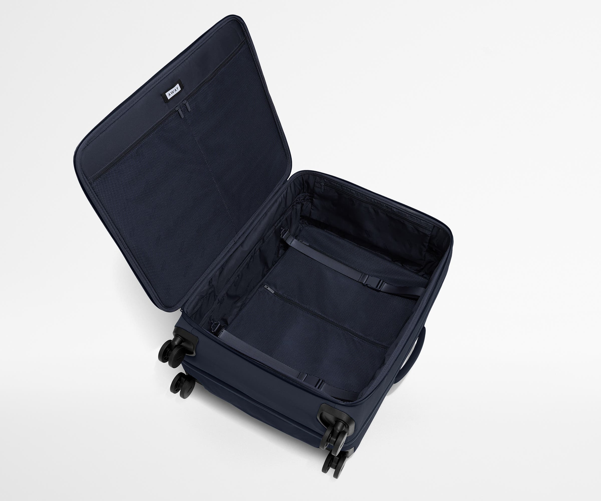 Premium Softside Large Luggage in Navy Blue – Spacious & Durable Suitcase for Travel, Business Trips & Vacations