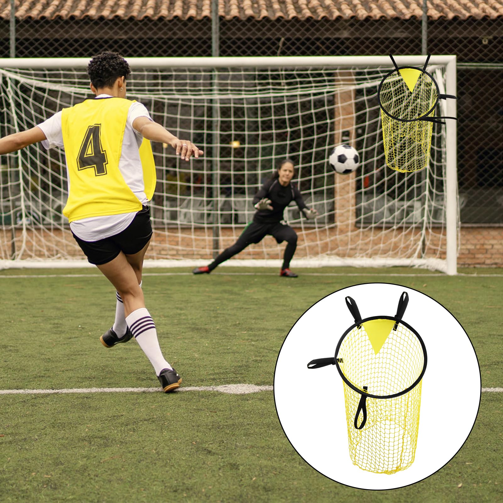 Rapidbok 2-Pack Soccer Goal Target with Adjustable Straps - Training Football Nets for Kids & Adults - Perfect for Backyard Practice, Team Drills & Soccer Skill Development
