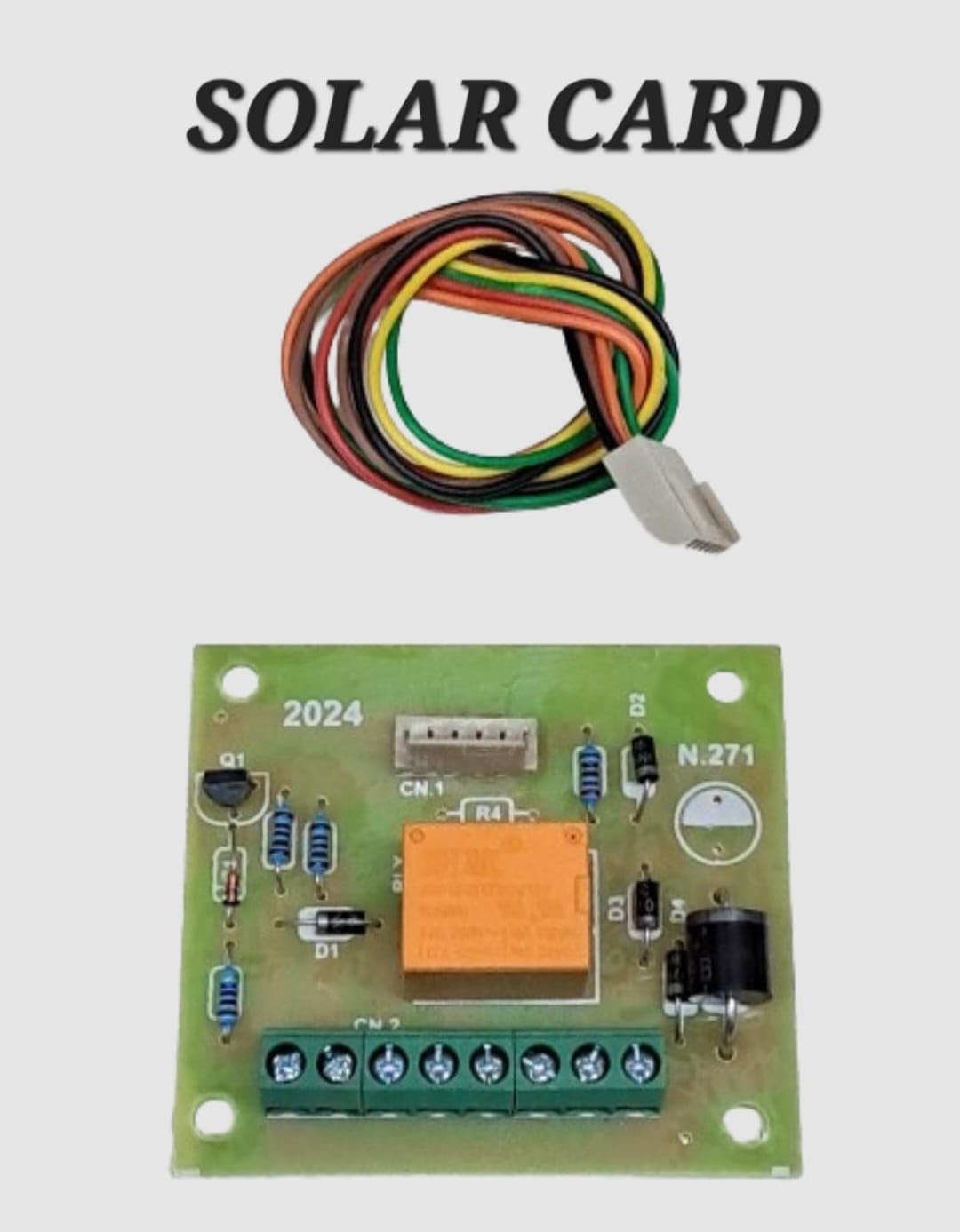 Rashri Universal Solar Card for Zatka Machine - 12V DC Semi Automatic - Ideal for Home, Farm, and Agricultural Use