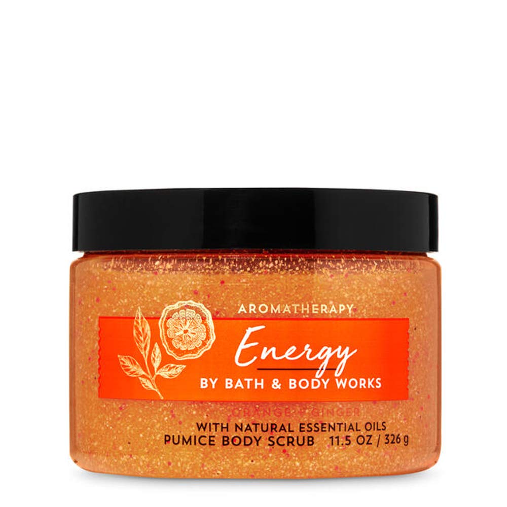Bath and Body Works Aromatherapy Energy Orange Ginger Body Scrub - Exfoliating Polish for Smooth Skin - 11.5 oz - Perfect for Shower & Spa Relaxation