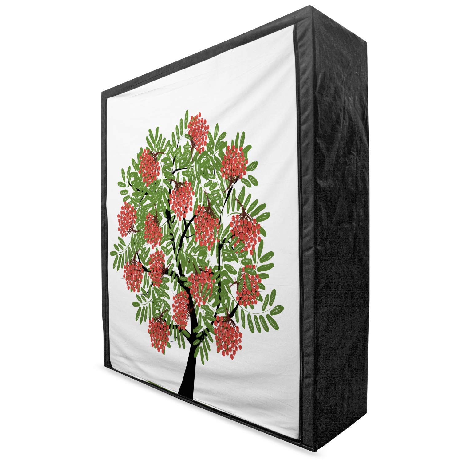 Ambesonne Rowan Portable Fabric Wardrobe with Shelves - 59