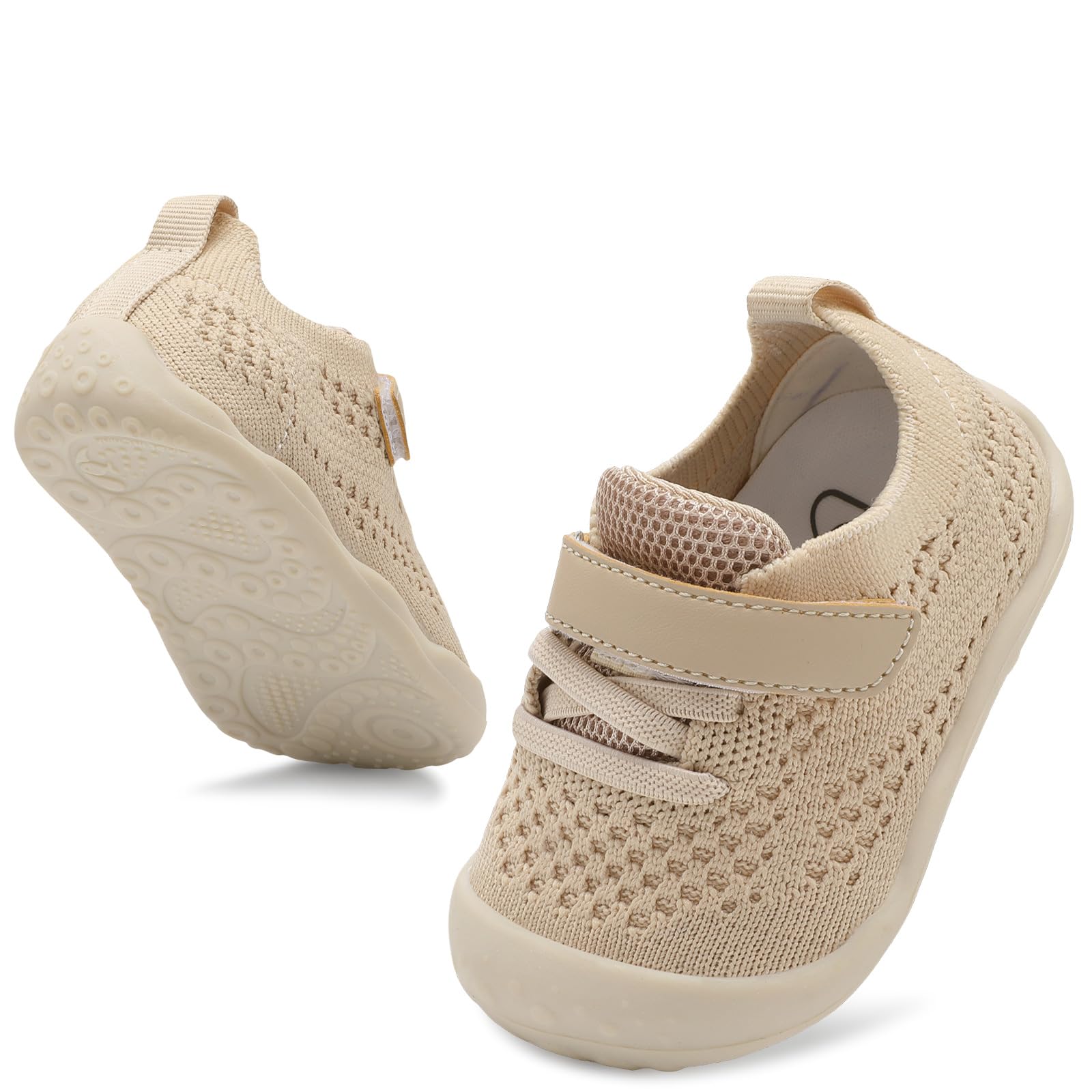 **LeIsfIt Baby Walking Shoes for Girls & Boys - Lightweight Non-Slip First Walkers Infant Sneakers | Perfect for Indoor Play, Outdoor Strolls & Early Steps**