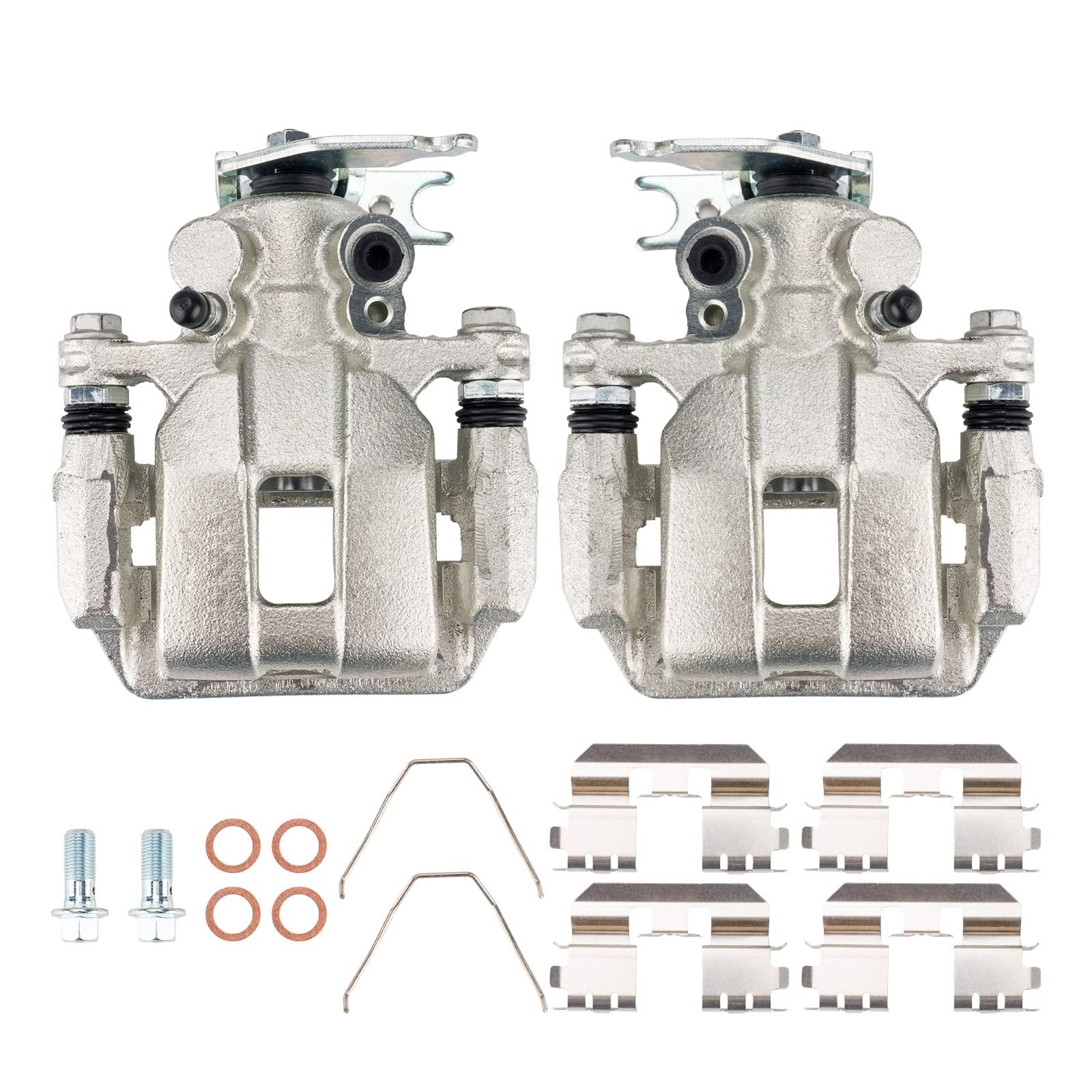 KAX Rear Disc Brake Caliper Assembly - Compatible with 2013-2017 Honda Accord (Left & Right, Driver & Passenger Side) - Perfect for Brake System Replacement & Performance Upgrade