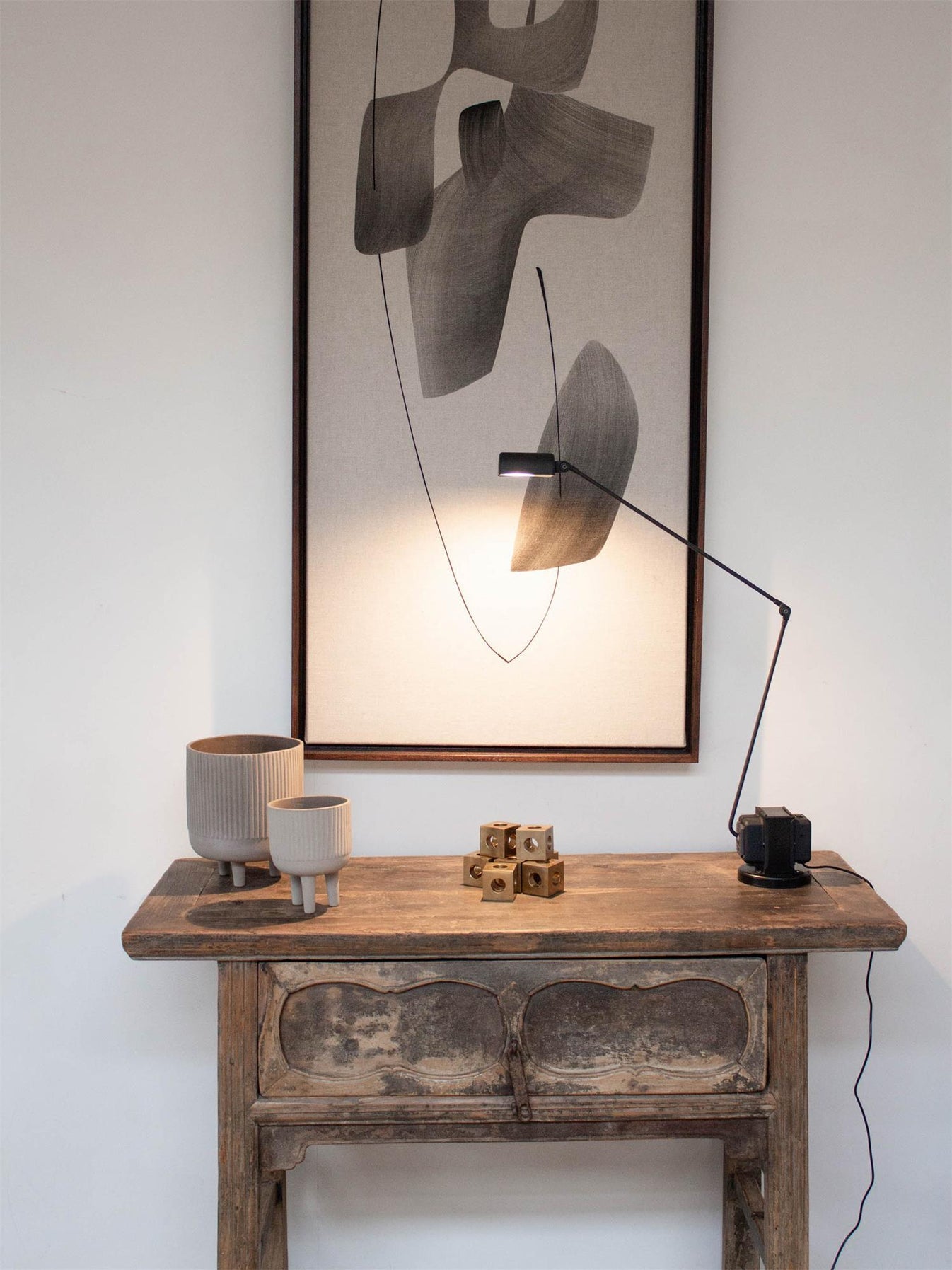 Dynamo Table Lamp - Modern LED Desk Light with Adjustable Brightness, Perfect for Home Office, Study, and Bedroom Reading