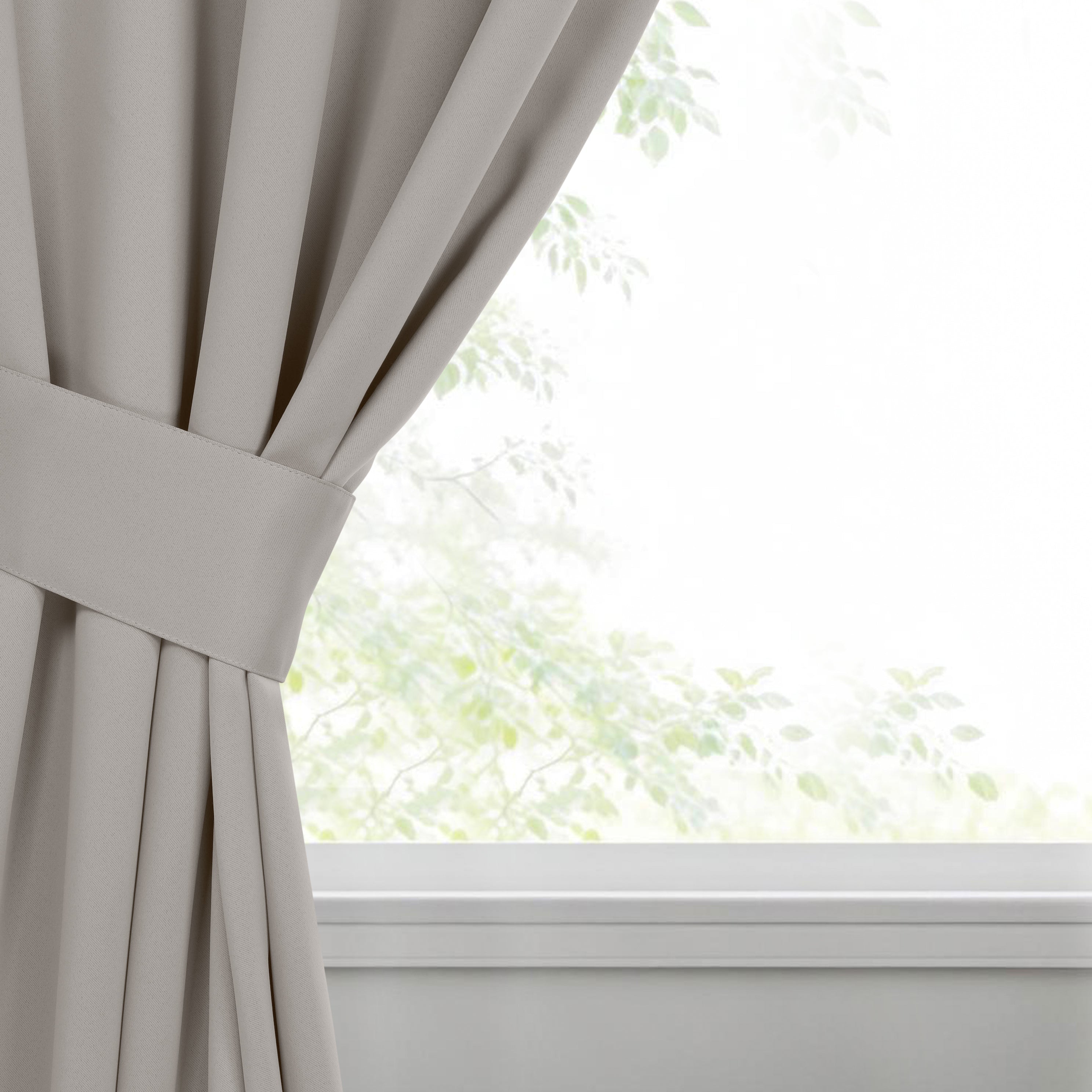 Premium Blackout Curtains Set of 2 - 100% Room Darkening, Machine Washable & Noise Reducing for Bedroom, Nursery & Home Theater