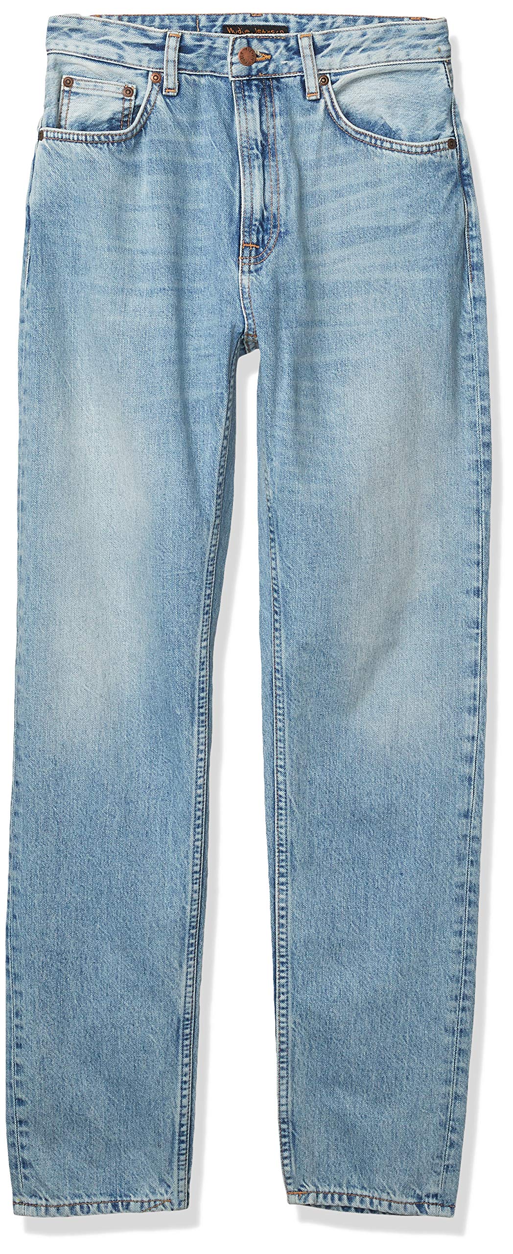 Nudie Jeans Women's Breezy Britt Light Desert Wash High Waist Skinny Jeans - Comfortable Stretch Denim Pants for Casual Wear & Everyday Outfits