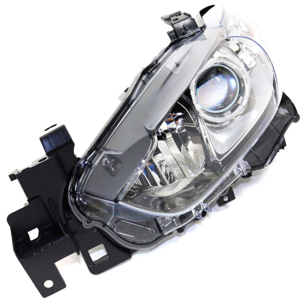 2014-2017 Mazda 6 Passenger Side Headlight Assembly - DOT Certified Replacement for MA2519160 & GMP2-51-0K0 - Perfect for Night Driving & Foggy Conditions