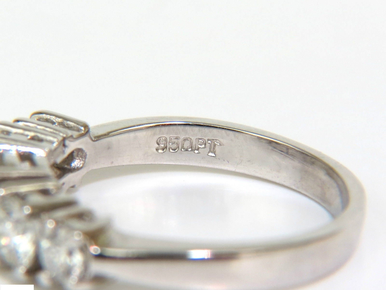 1.20CT Diamond Band 5 Stone Ring 14KT H/VS - Elegant Wedding, Engagement, Anniversary Jewelry for Women