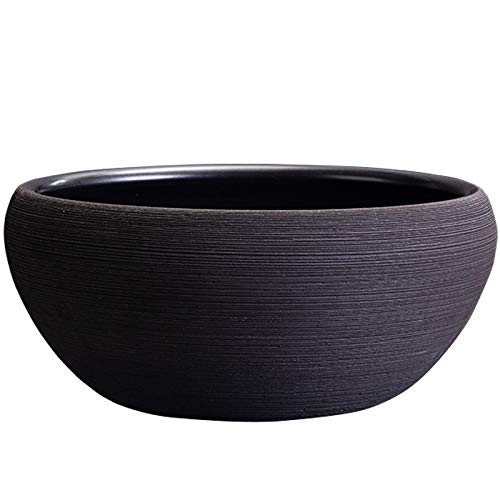 Kotee Ceramic Flower Pots - Hydroponic Planter for Lotus, Water Lily, Succulents | Indoor/Outdoor Decorative Bowl for Bonsai, Goldfish & Home Decor | Perfect for Living Room, Garden & Office Plants