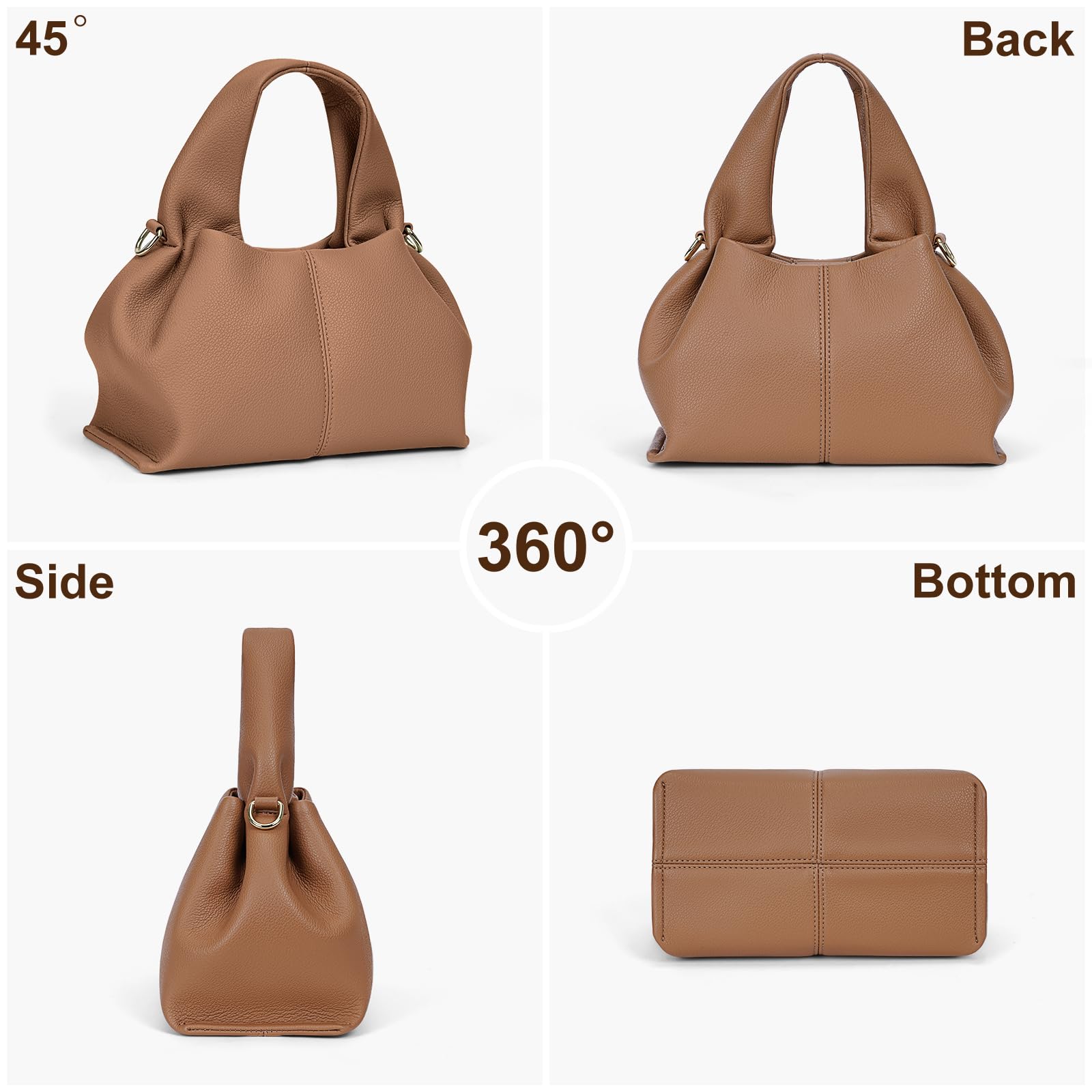 Stylish Women's Crossbody Bag - Juoxeepy Chic Shoulder Purse & Handbag for Everyday Use | Perfect as a Satchel, Clutch or Dumpling Cloud Bag for Work, Travel & Shopping