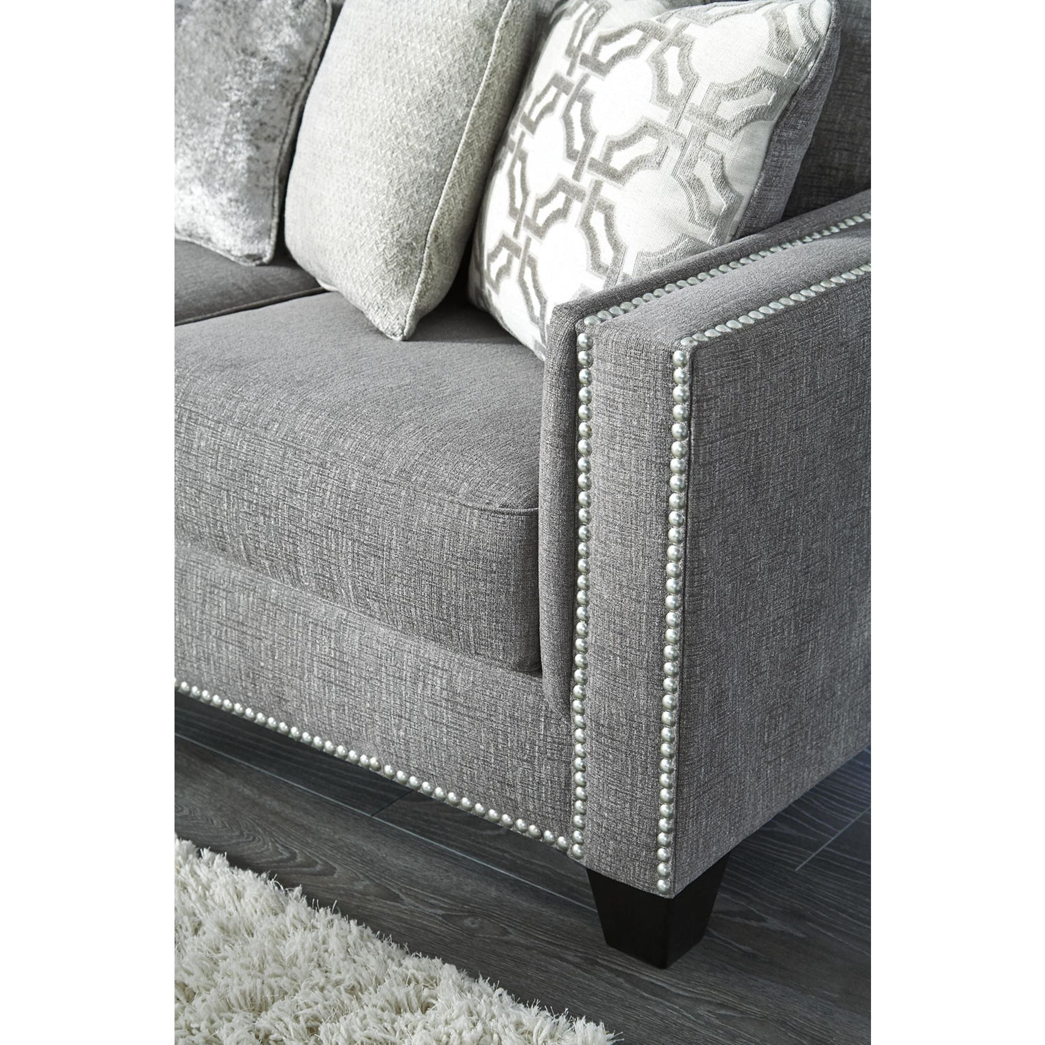 Barrali Modern Sofa in Soft Gray - Comfortable Living Room Couch for Small Spaces, Apartments & Cozy Home Decor