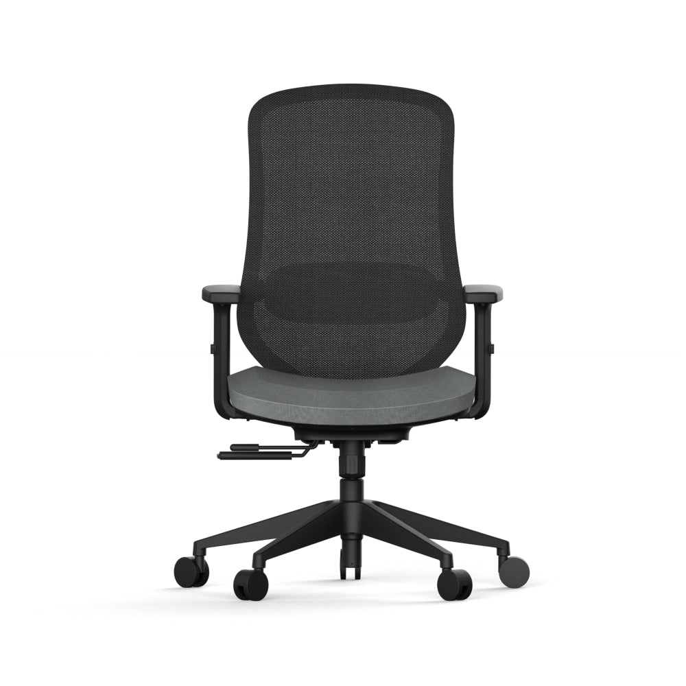 Ergonomic Aurora Mesh Back Office Chair with Lumbar Support - Adjustable Height, Black - Perfect for Home Office, Gaming, and Long Work Sessions