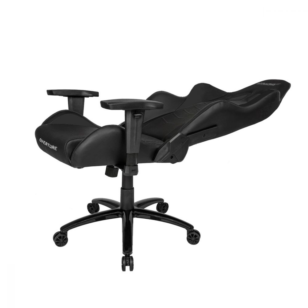 AKRacing Overture Ergonomic Gaming Chair - Black - High Back Racing Style PC Gaming Chair with Adjustable Lumbar Support & Headrest - Perfect for Esports, Office & Home Gaming Setup