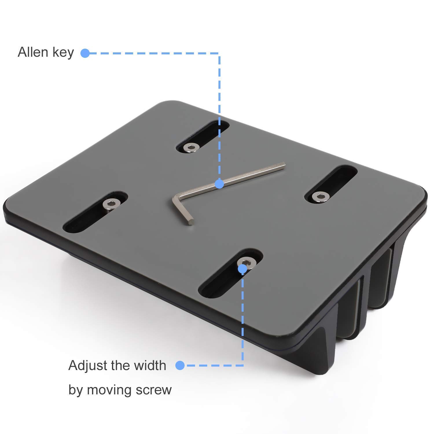 JARLINK Vertical Laptop Stand with Docking Station - Adjustable Dual Desktop Holder for Laptop & Tablet (Fits up to 17.3 inch) - Perfect for Home Office, Workspace Organization & Multi-Device Setup
