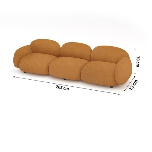 Stretch Canape Sofa Set - Modern Convertible Sectional Couch for Living Room | Comfortable Lounge Furniture for Small Spaces & Apartments | Perfect for Relaxing, Entertaining & Movie Nights