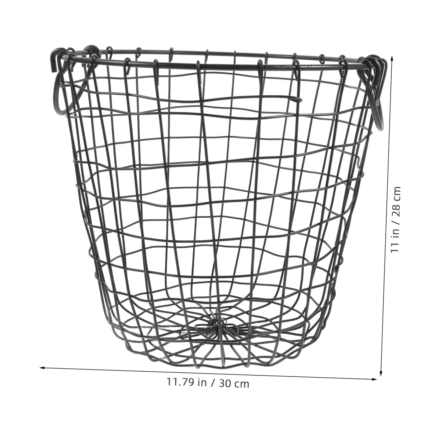 CHILDWEET Elegant Wire Baskets - Rustic Metal Laundry Basket, Fruit & Vegetable Storage Organizer, Bread Basket for Kitchen - Perfect for Farmhouse Decor, Pantry Organization & Bathroom Storage