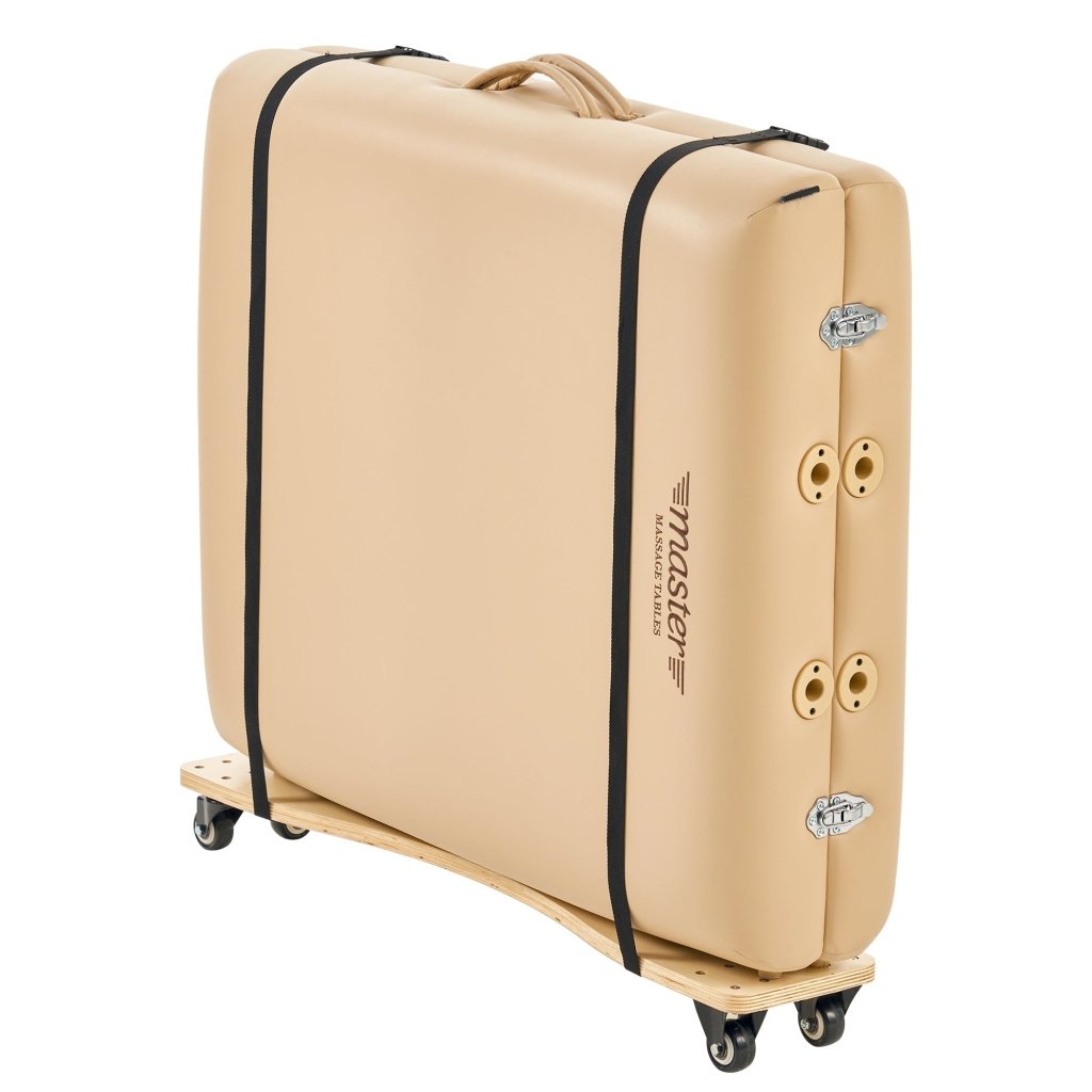 Master Massage EasyGo Universal Wheeled Massage Table Cart - Portable & Adjustable for Therapists | Save Your Back & Shoulders | Perfect for Home, Clinic & Mobile Massage Services