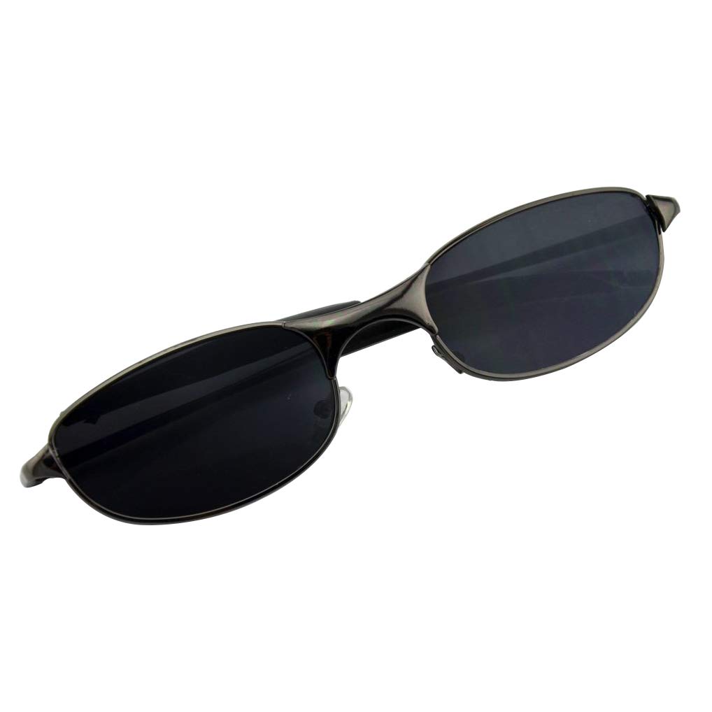 Spy Sunglasses with Rear Mirror View - Anti-Tracking Monitor Disguised as Normal Sunglasses (Black Edge, MS-HC34) - Perfect for Surveillance, Security & Outdoor Adventures