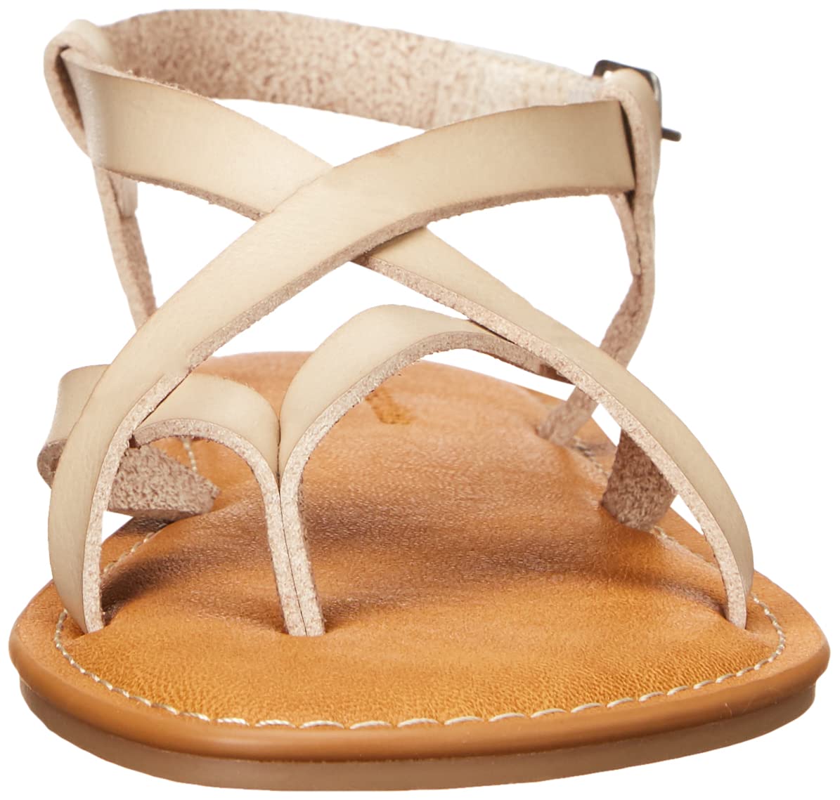 Amazon Essentials Women's Casual Strappy Sandals - Comfortable Summer Flip Flops with Adjustable Ankle Strap for Beach, Pool & Outdoor Wear