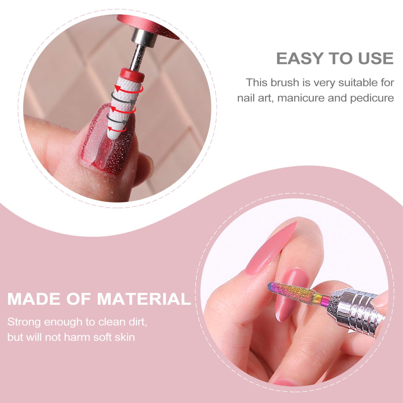 Minkissy Electric Nail Drill Kit with Diamond Tip Bits - Professional Manicure Tool Set for Nail Polish, Filing & Grinding | Portable Nail Care for Home & Salon Use