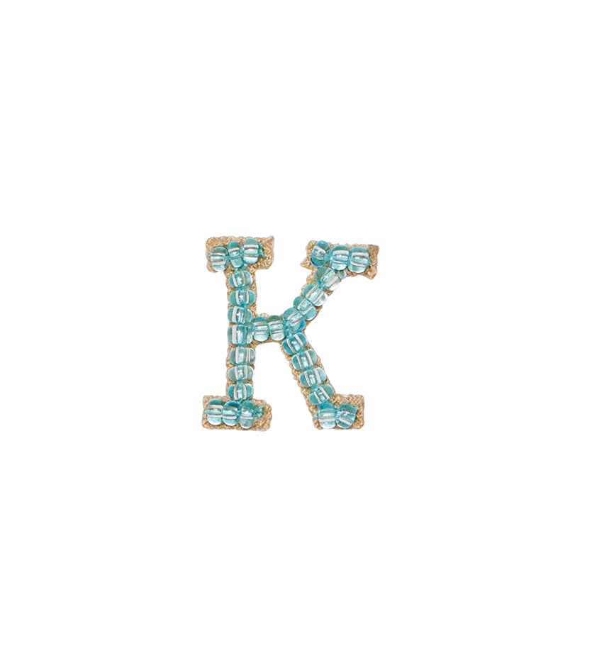 Personalized Small Beaded Letter Necklace - Custom Initial Pendant Jewelry for Women | Perfect Gift for Birthday, Anniversary & Valentine's Day | Everyday Wear & Special Occasions