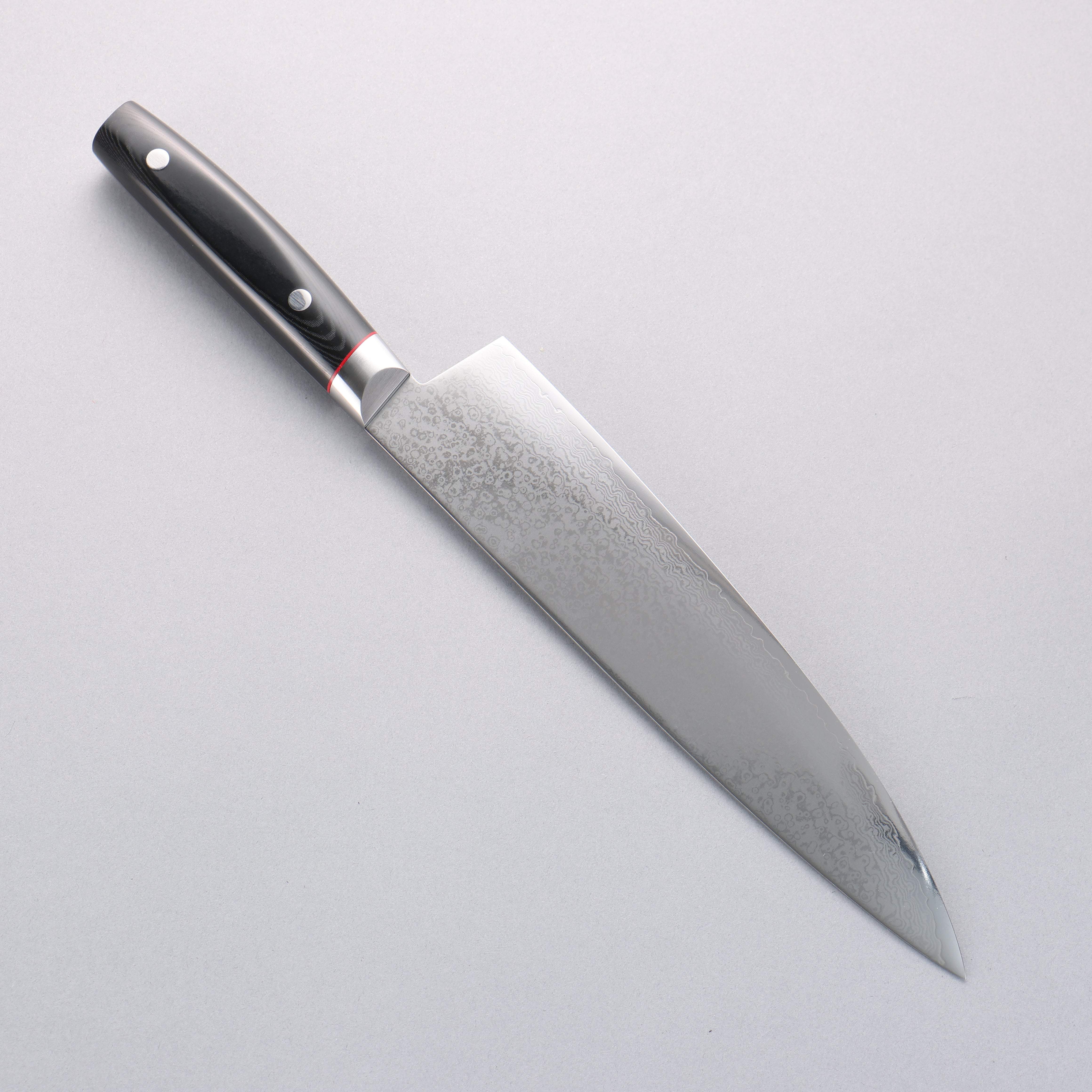 Premium Seisuke Saiun VG10 Damascus Gyuto Chef Knife 230mm - Black Micarta Handle - Japanese Kitchen Knife for Professional Chefs & Home Cooking