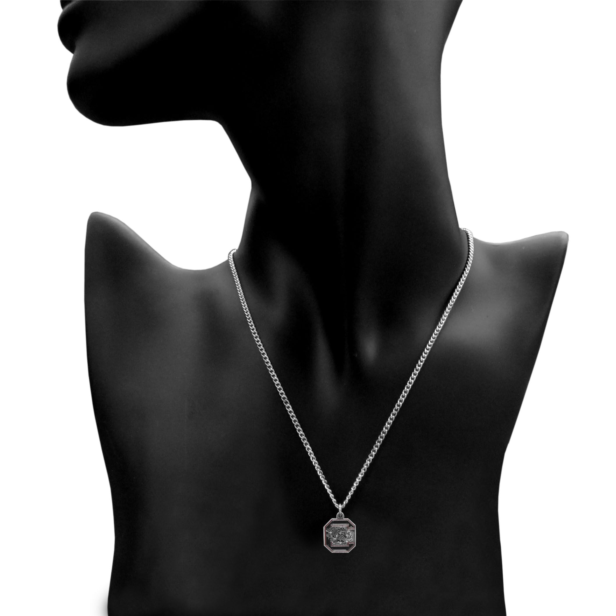 Siskiyou Sports NCAA Chain Necklace with Small Charm - 20 Inch College Team Jewelry for Women & Men - Perfect for Game Day, School Spirit & Fan Gifts
