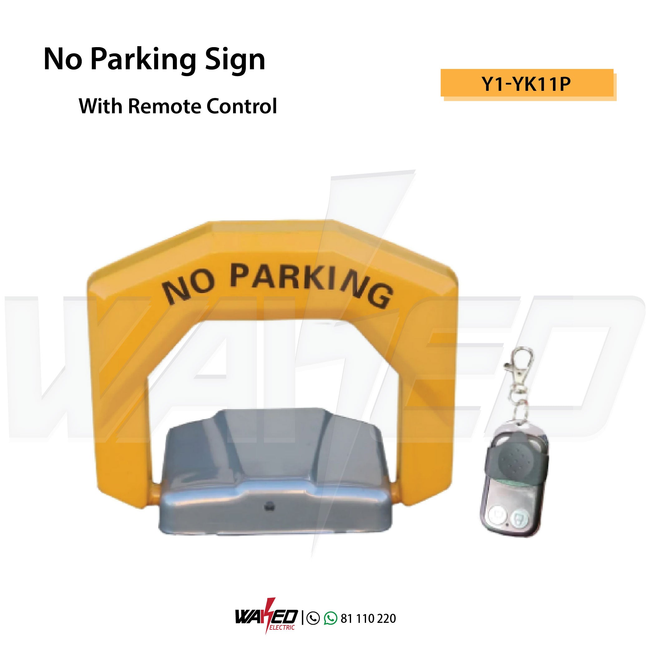 Automatic Car Parking Space Barrier Lock - Secure Parking Spot with Remote Control - Ideal for Driveways, Garages & Private Parking Areas