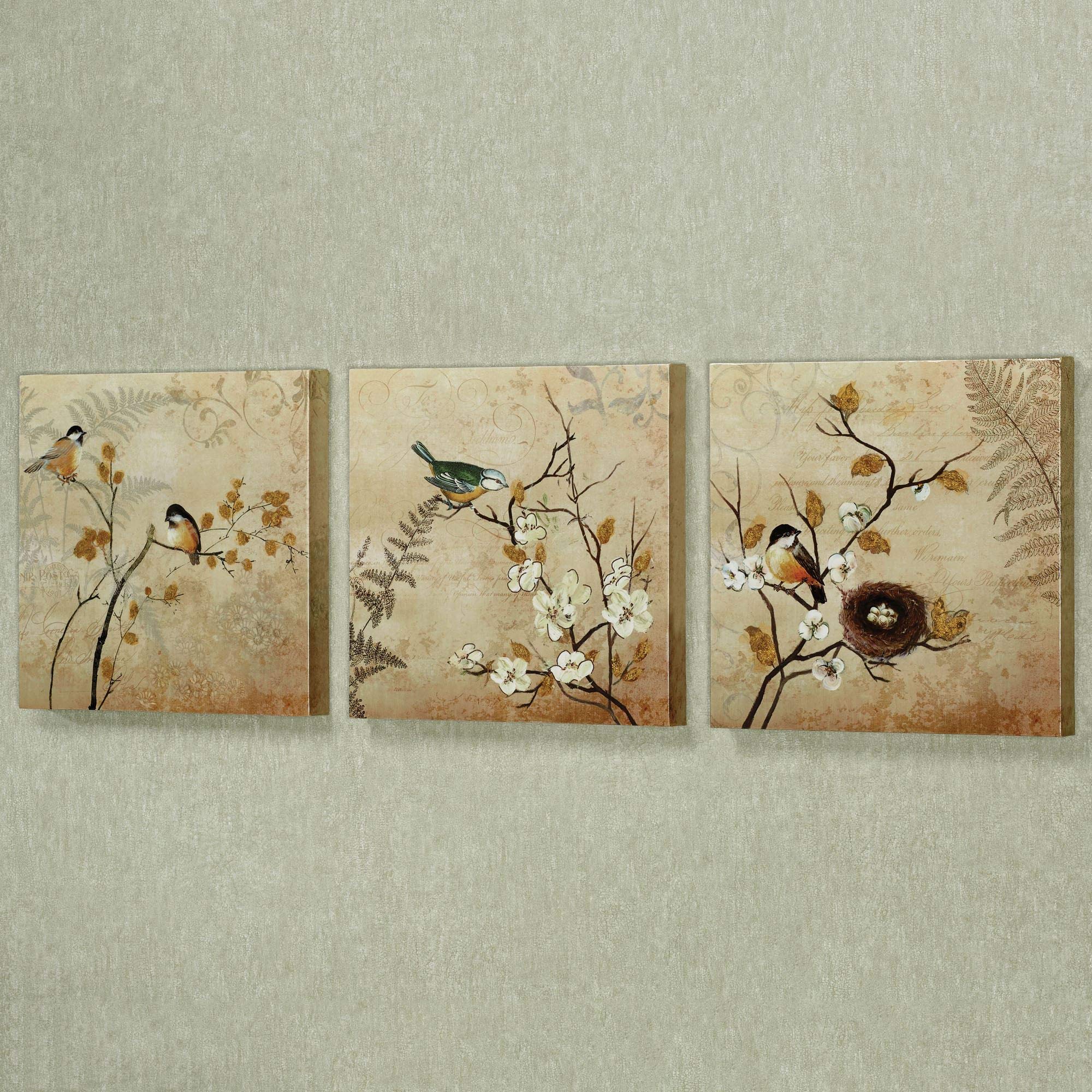 Kiss of Nature Canvas Wall Art - Hand-Painted Landscape Painting for Home & Office Decor - Perfect for Living Room, Bedroom, or Gift Giving