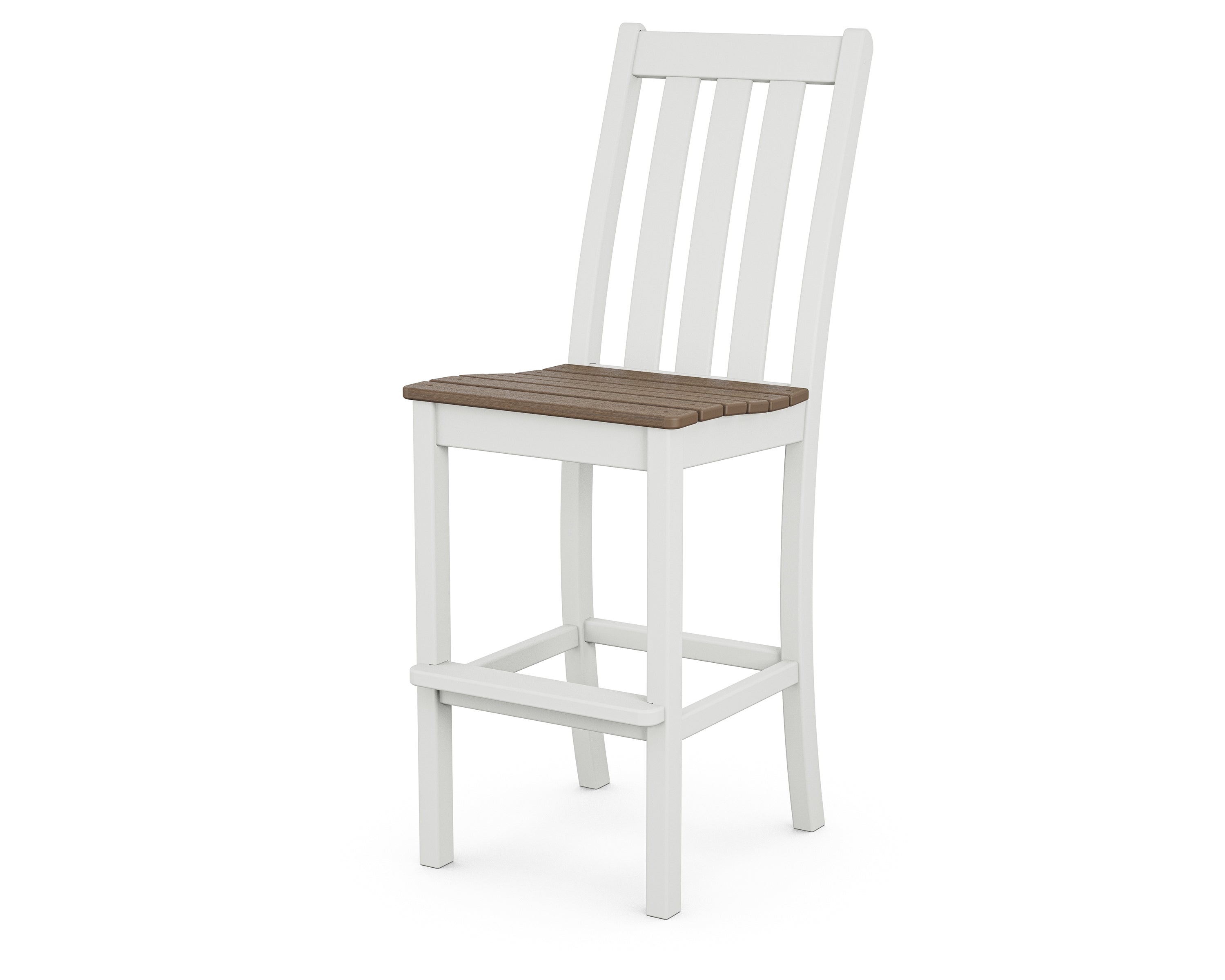 POLYWOOD Vineyard Bar Side Chair - Weather-Resistant Outdoor Dining Chair for Patio, Deck, or Poolside - Perfect for Entertaining Guests