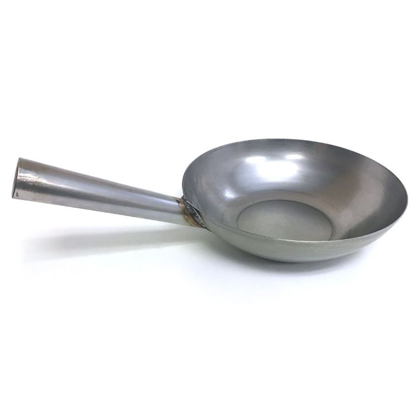 SIEG MFG 11-Inch Non-Stick Single Handle Wok Pan - Carbon Steel Stir Fry Pan for Gas, Electric & Induction Cooktops - Perfect for Asian Cooking, Stir Frying, Deep Frying & Sautéing