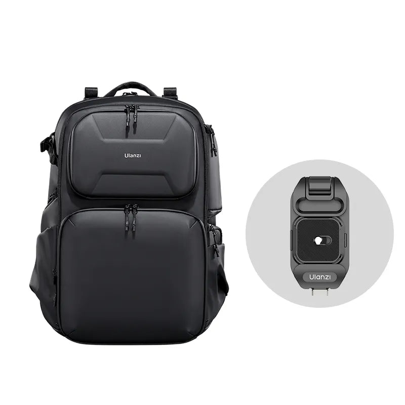 Ulanzi BP10 35L Hardshell Camera Backpack - Waterproof DSLR Bag for Professional Photographers, Travel & Outdoor Photography Gear Storage