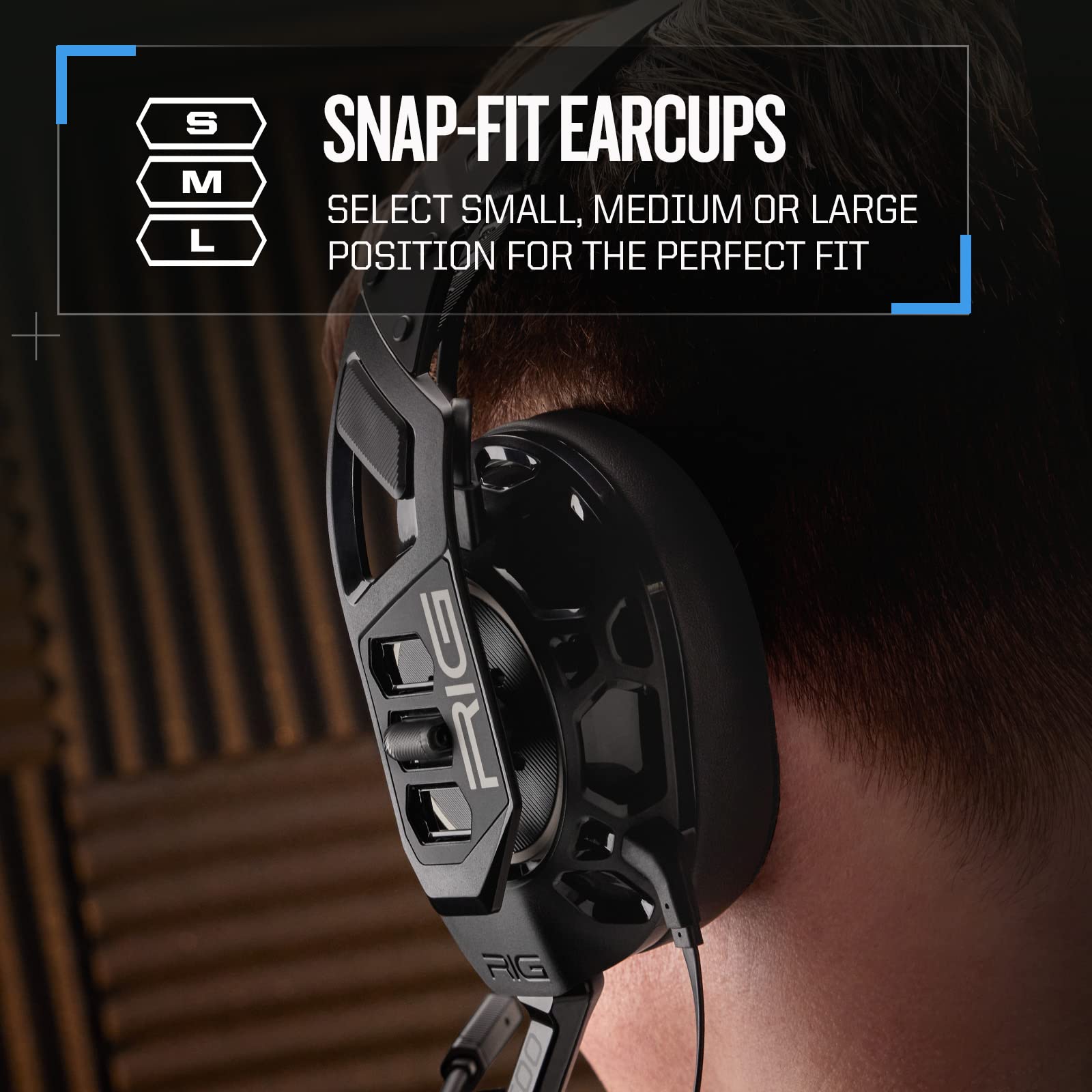 RIG 500 PRO HC Gen 2 Multiplatform Gaming Headset - Competition Grade Sound for Xbox Series X|S, Xbox One, PS5, PS4, Nintendo Switch & PC - 3.5mm Wired - Black - Perfect for Esports, Streaming & Immersive Gameplay