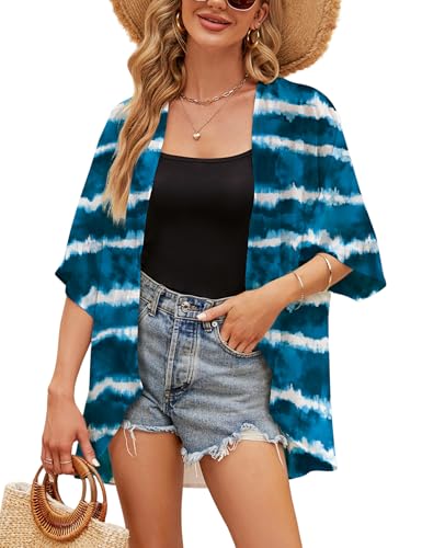 Tie-dyed Blue Striped