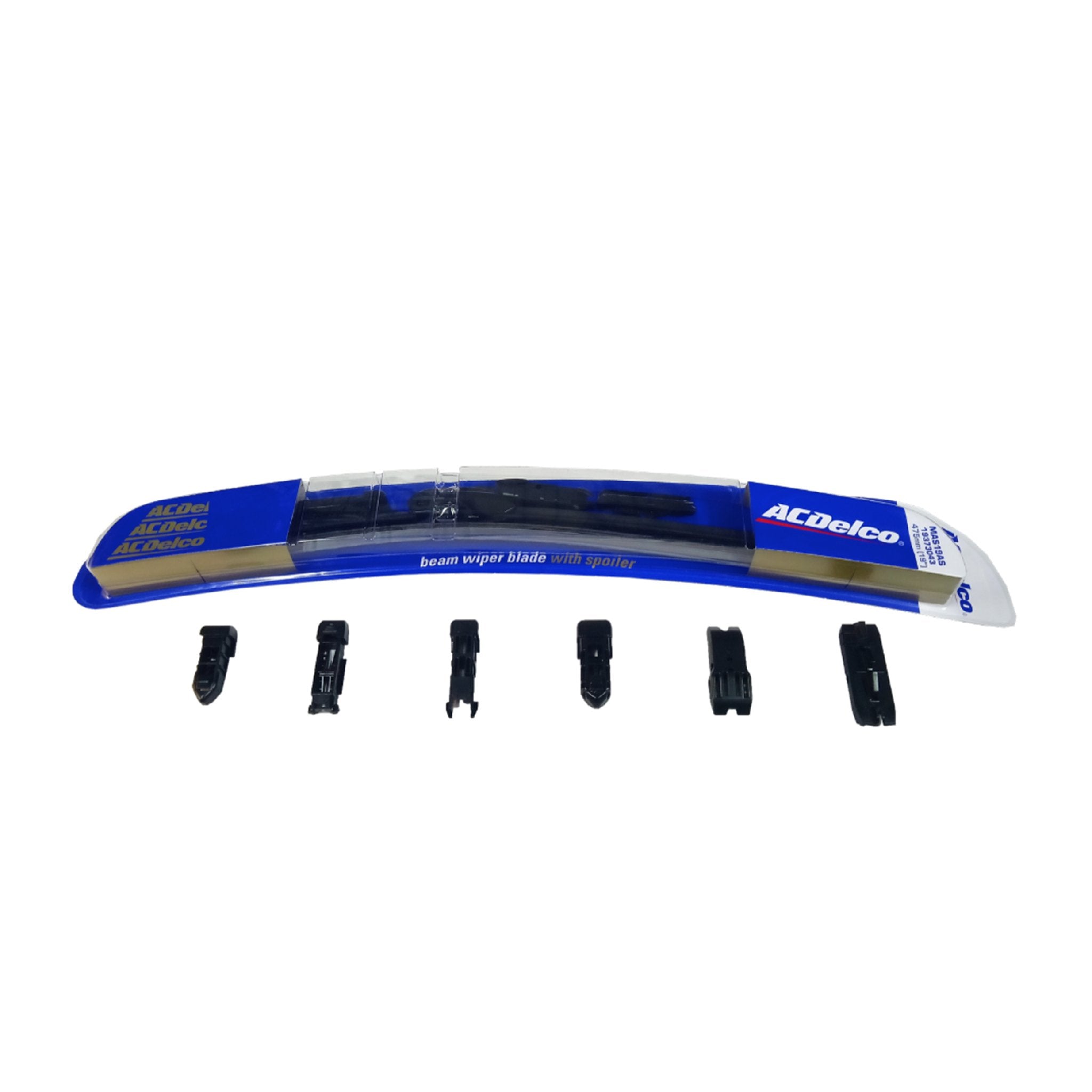ACDelco Premium 19-Inch Banana Style Wiper Blades - High Performance Windshield Wipers for All-Weather Driving - Perfect for Rain, Snow & Dust Protection