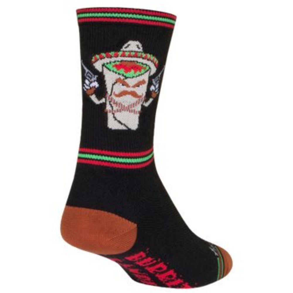 SOCK GUY Bandito Socks - Fun & Comfortable Crew Socks for Men & Women - Perfect for Running, Hiking, Work & Everyday Wear