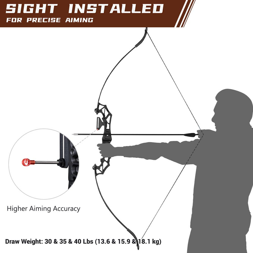 TheLAShop Recurve Bow for Hunting - 53