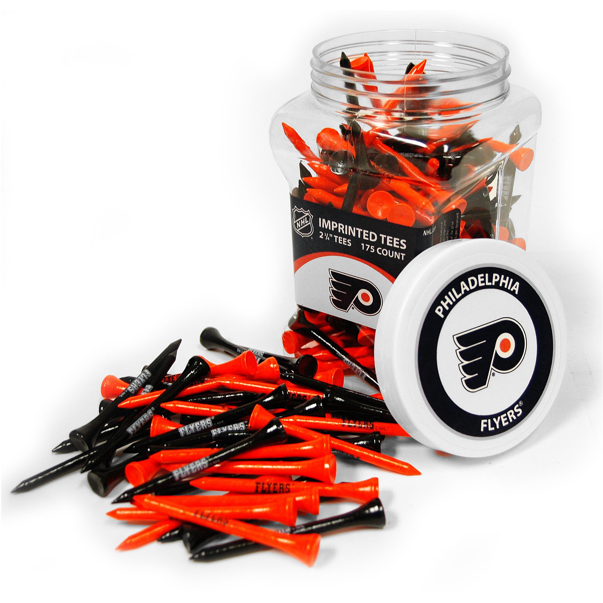 Team Golf NHL Golf Tees - Pack of 175 Premium Golf Accessories for Hockey Fans | Perfect for Driving Range, Mini Golf & Tournament Play