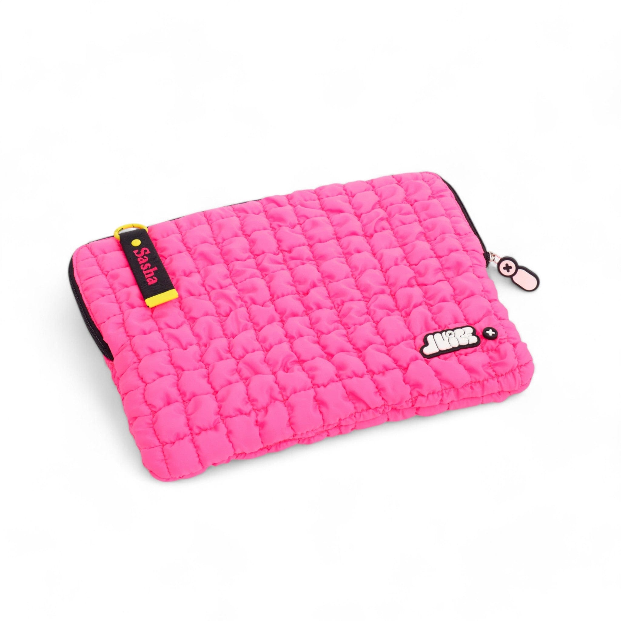 Pink Surge Boba Laptop Sleeve Case - Cute Protective Cover for MacBook Air/Pro 13-15 Inch - Perfect for School, Work & Travel Accessories