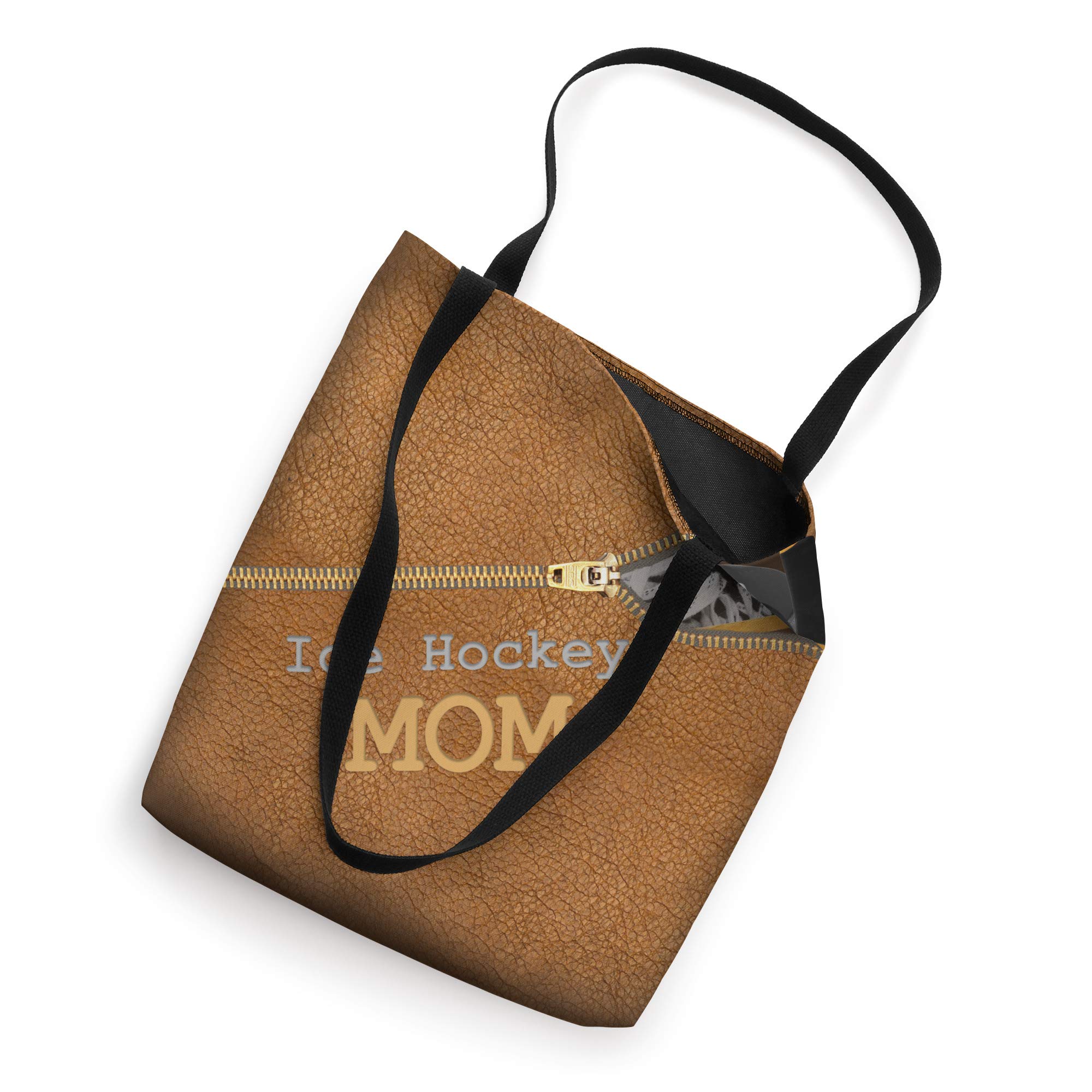 Ice Hockey Mom Tote Bag - Durable Hockey Gift for Hockey Moms - Perfect for Games, Practice & Team Events