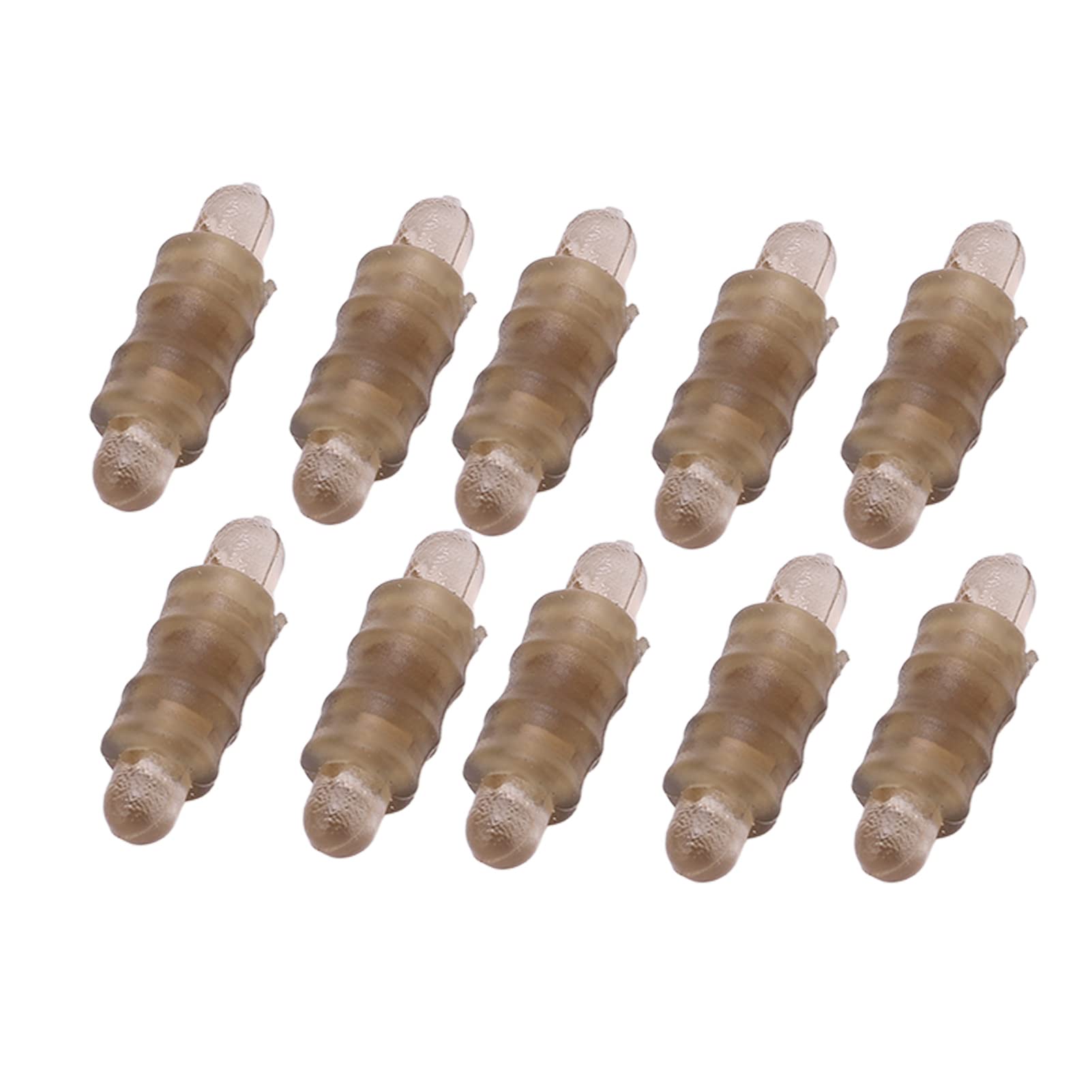 VGEBY 10PCS Silicone Bait Cage Connectors - Fishing Bait Thrower Feeder Accessories for Freshwater & Saltwater Angling | Perfect for Bass, Trout, and Catfish Fishing