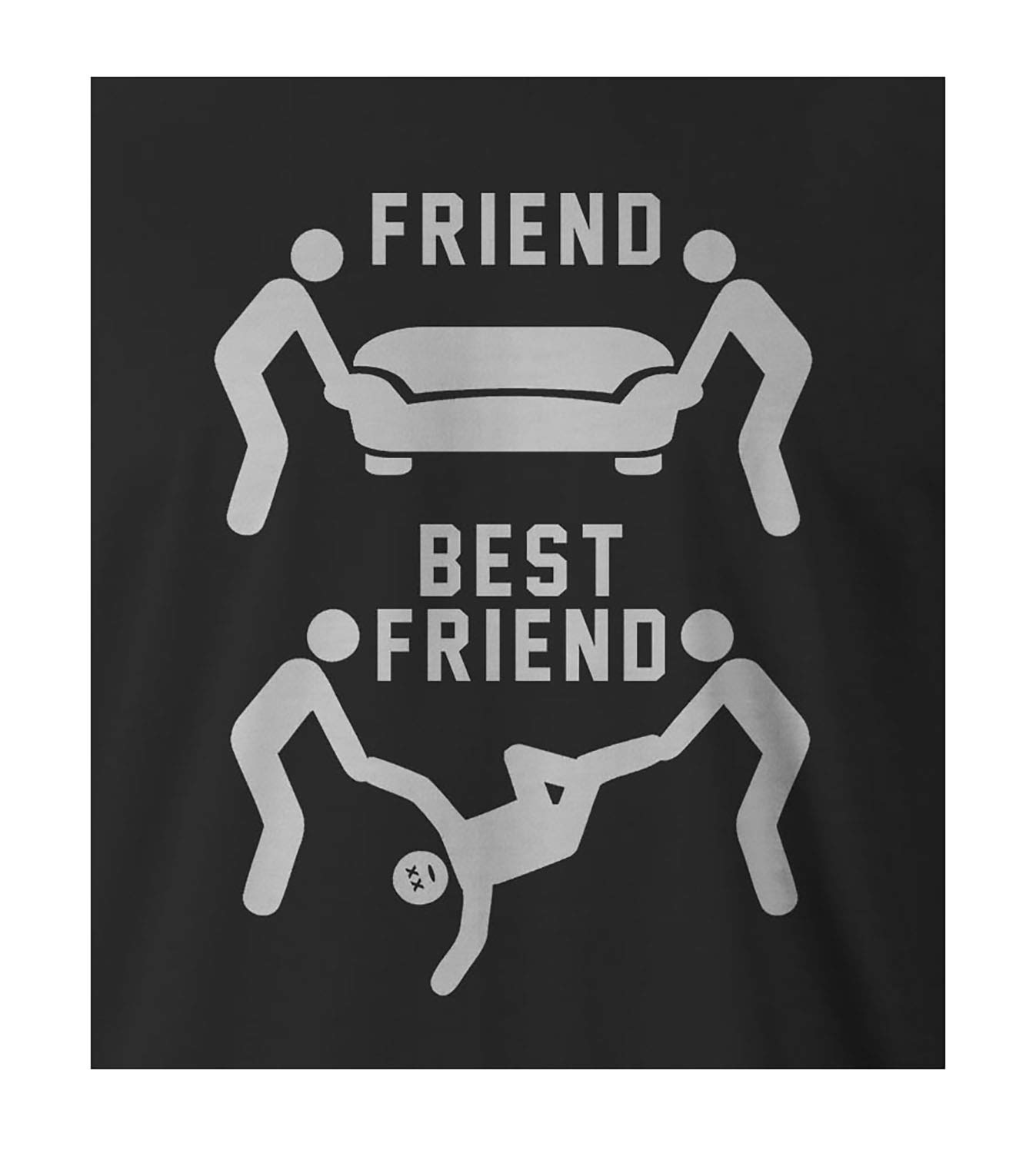 9 Crowns Best Friend Helps You Move A Body Graphic Tee - Perfect for Casual Outings, Parties, and Unique Gift Ideas