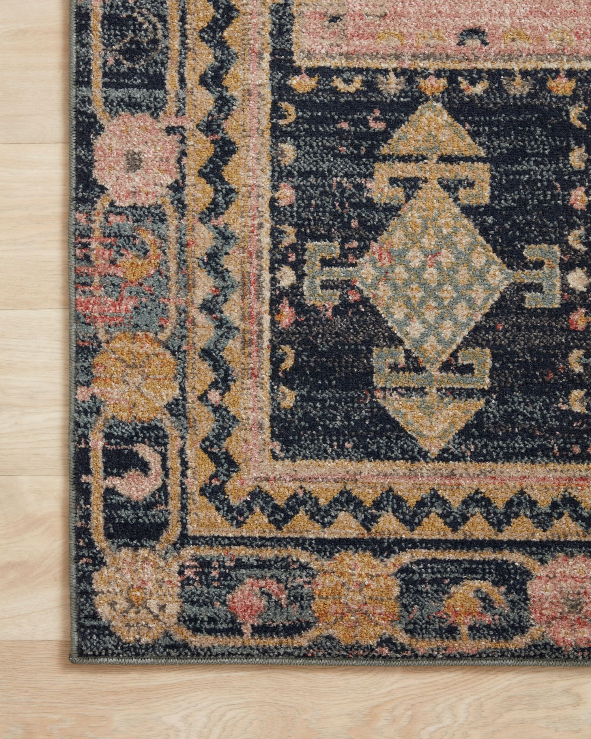 Loloi II Jocelyn Collection JOC-06 Rose/Rose Area Rug 9'6