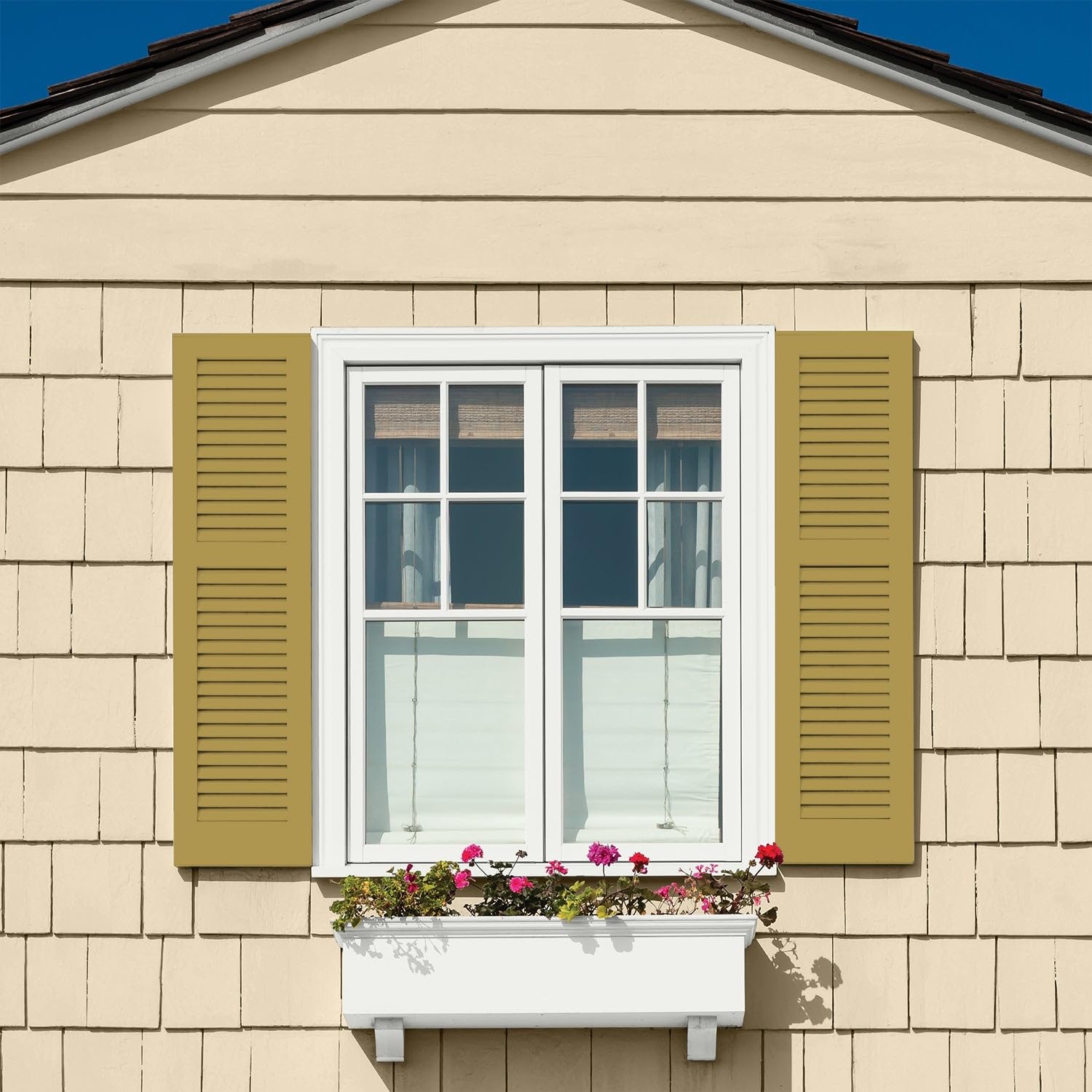 Glidden Exterior Paint + Primer in Yellow (Obsession) - 1 Gallon Satin Finish One Coat Coverage for Outdoor Home Projects