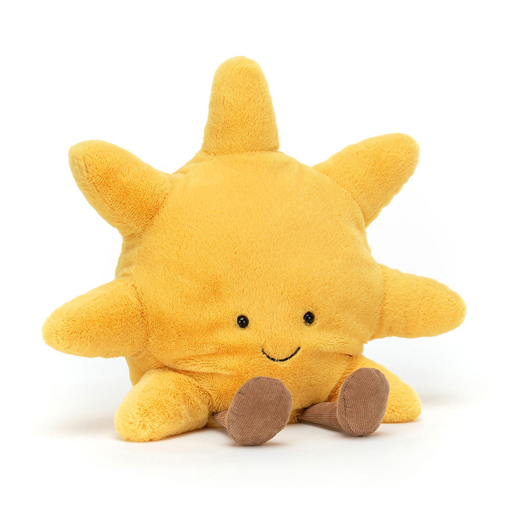 Jellycat Amuseables Sun Plush Toy - Soft & Cuddly Solar Stuffed Animal for Kids & Adults - Perfect for Gifts, Nursery Decor, and Stress Relief