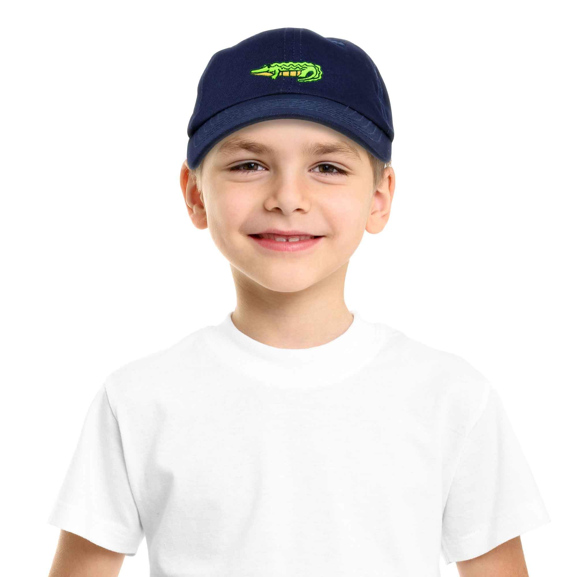 DALIX Adorable Crocodile Baseball Cap for Boys - Kids Sun Hat with Fun Animal Design - Perfect for Outdoor Play, Beach Trips & Summer Protection
