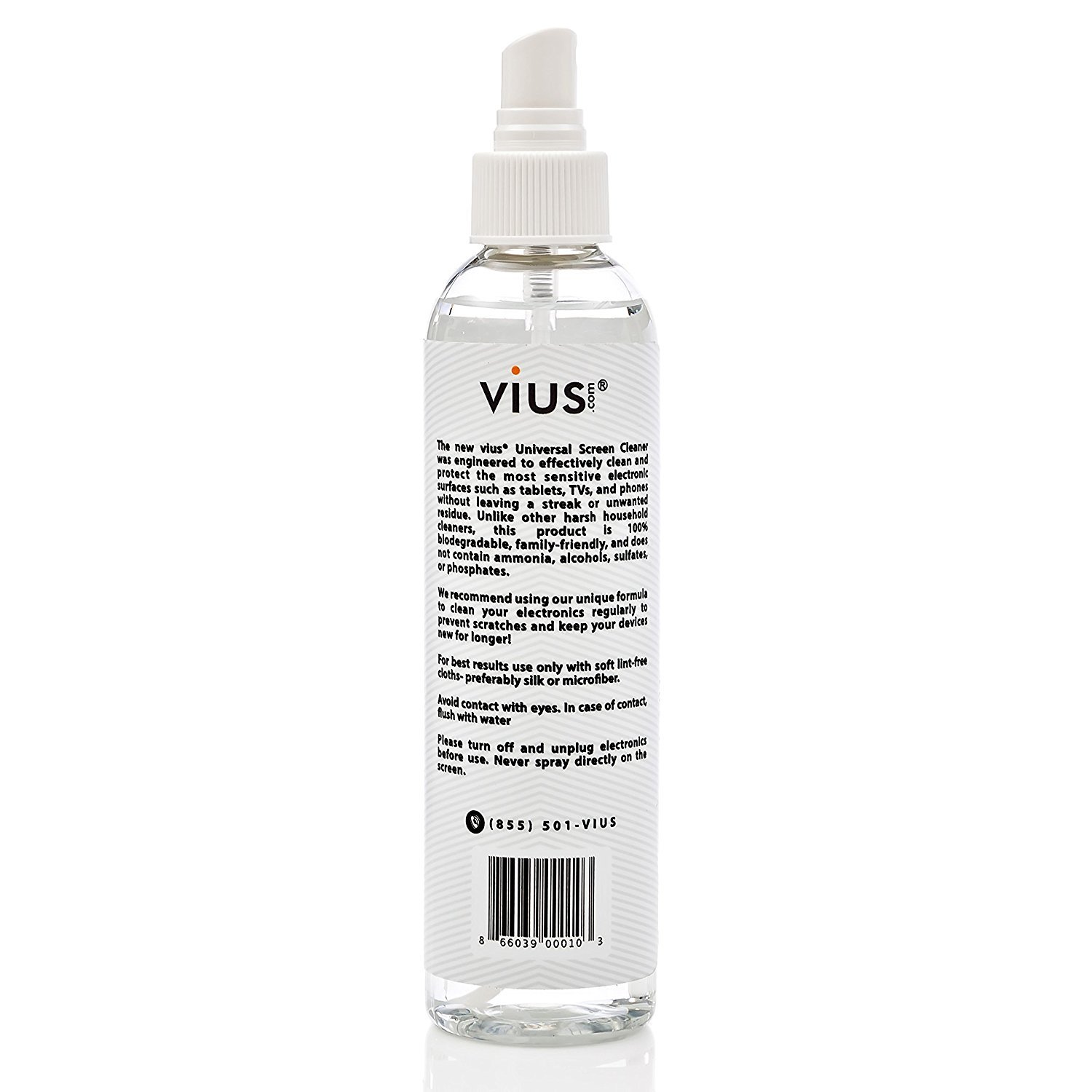 Premium Screen Cleaner Spray for LCD LED TVs, Laptops, Tablets, Monitors & Phones - 8oz Gentle Cleaning Solution for Fingerprints, Dust & Oil - Perfect for Home, Office & Travel Use